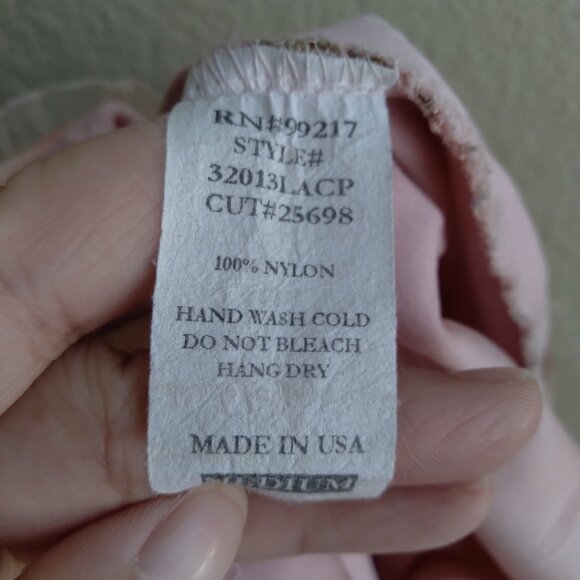 Vintage Y2K Moa Moa Pink Floral Tank Top with Ruffle Trim - Picture 4 of 4